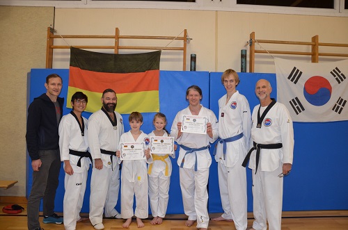 Taekwondo Gürtelprüfung in Langenbach
