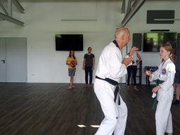 Gemeinsames Grillen und Übernachtung im Sportheim